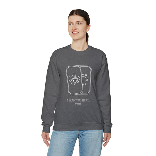 I Want To Read You Unisex Heavy Blend™ Crewneck Sweatshirt - Wave Fusions