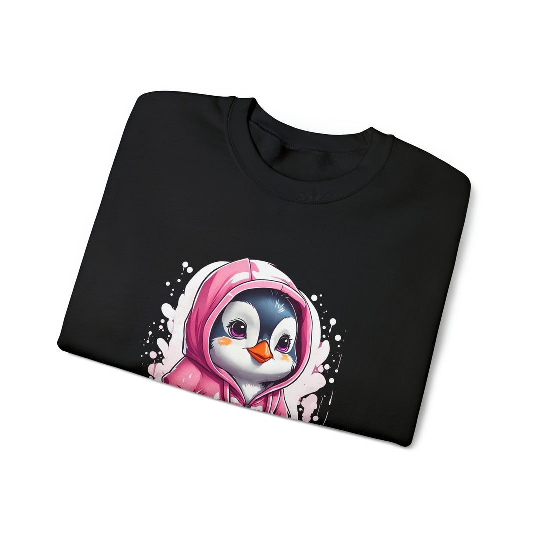 Penguin Unisex Heavy Blend™ Crewneck Sweatshirt - Wave Fusions