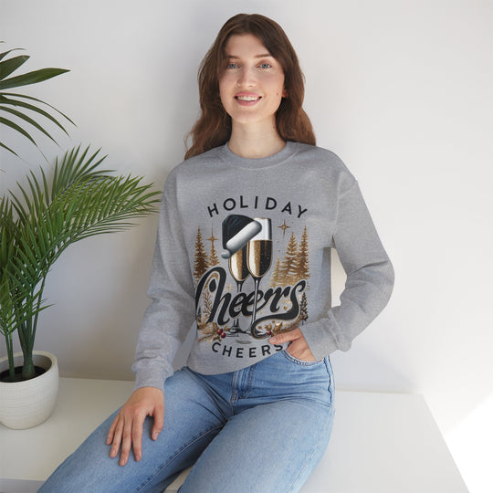 Holiday Cheers Unisex Sweatshirt - Wave Fusions