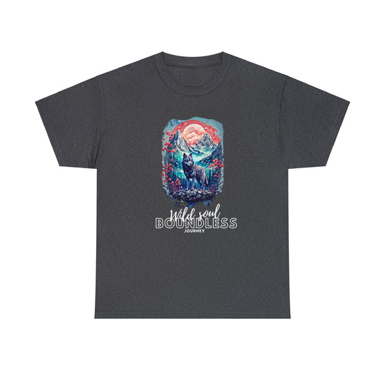 Wild Soul Endless Journey T-Shirt - Mountain Wolf Spirit