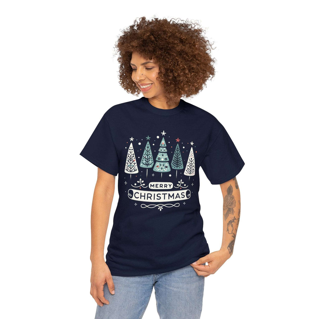 Folk Art Christmas Celebration Unisex T Shirt