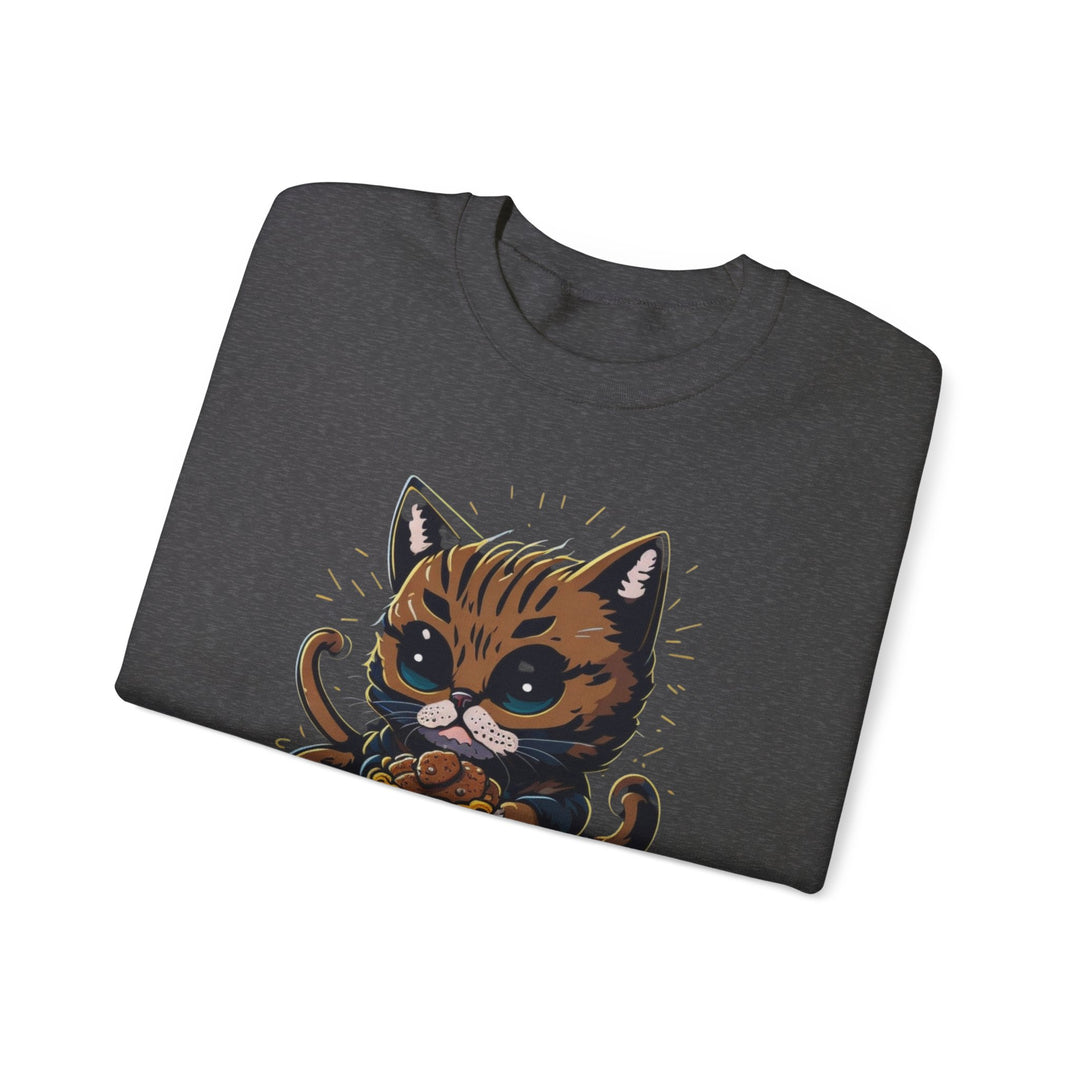 Cookie Lover Cat Sweatshirt - Sugary Paws