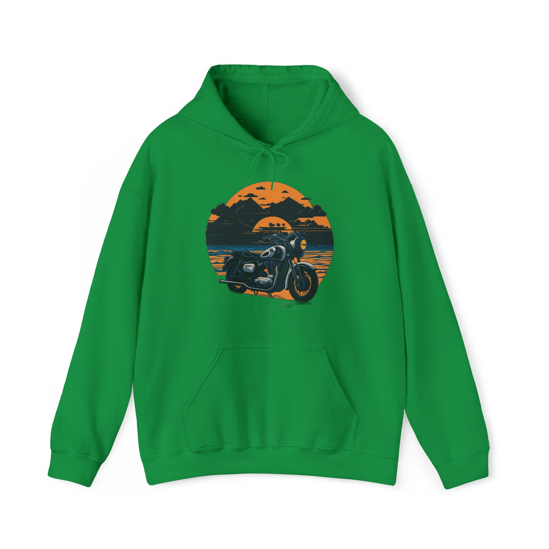 Vintage Bike Unisex Heavy Blend™ Hooded Sweatshirt - Wave Fusions