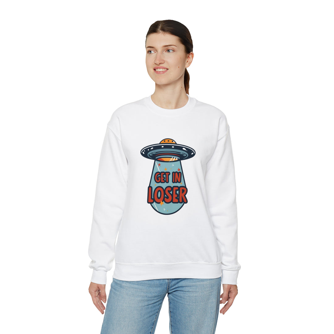 Get In Loser Unisex Heavy Blend™ Crewneck Sweatshirt - Wave Fusions