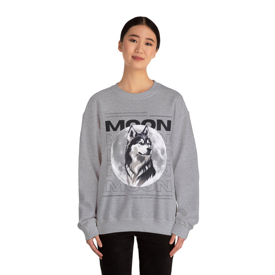 Full Moon Wolf Whisper Sweatshirt - Guiding Light of the Night