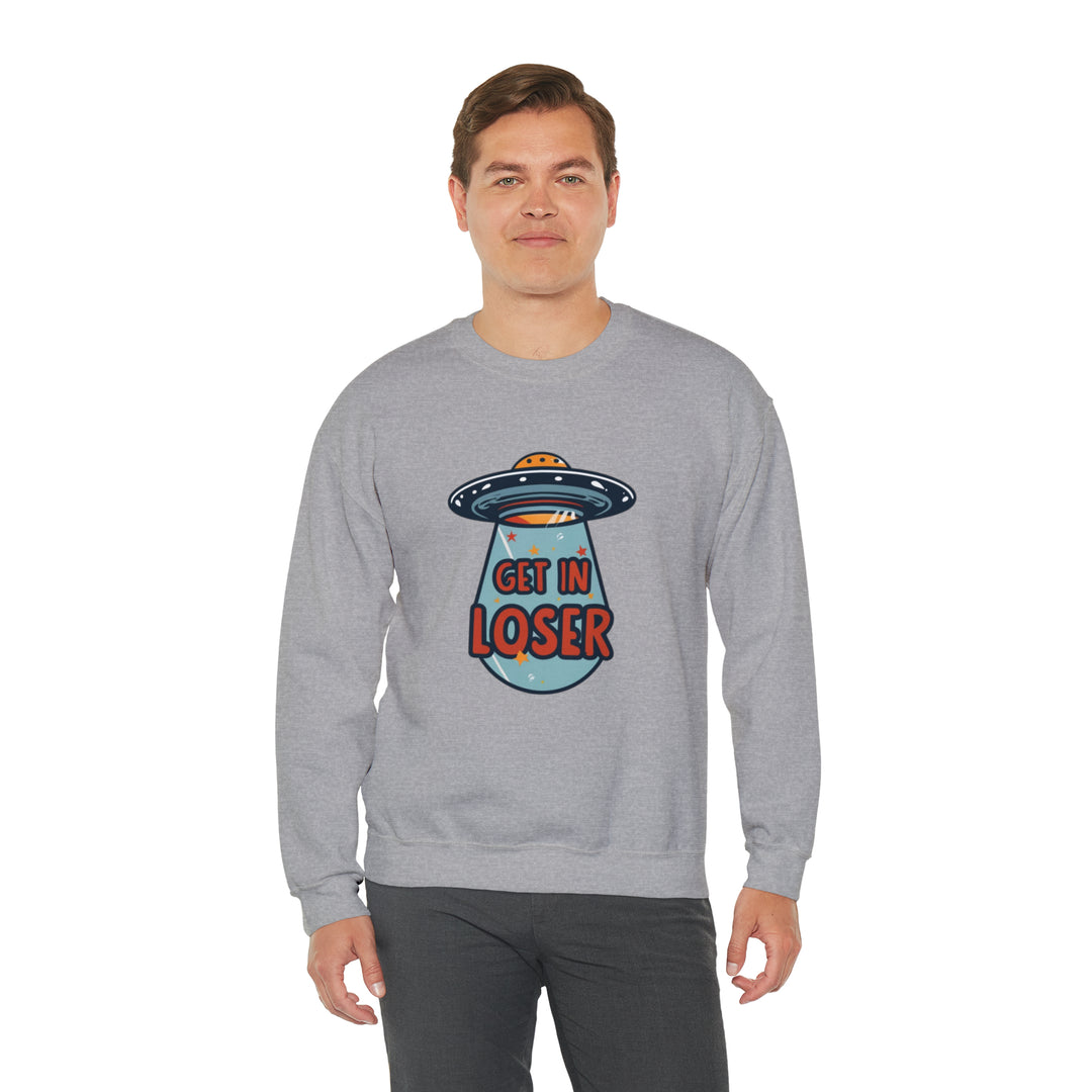 Get In Loser Unisex Heavy Blend™ Crewneck Sweatshirt - Wave Fusions