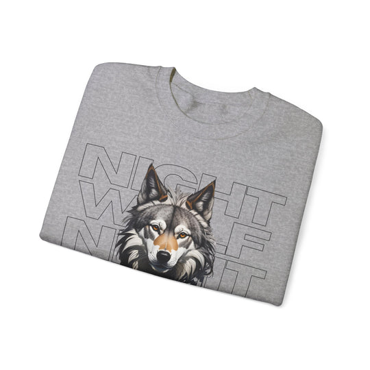 Lone Night Wolf Sweatshirt - After Dark Style