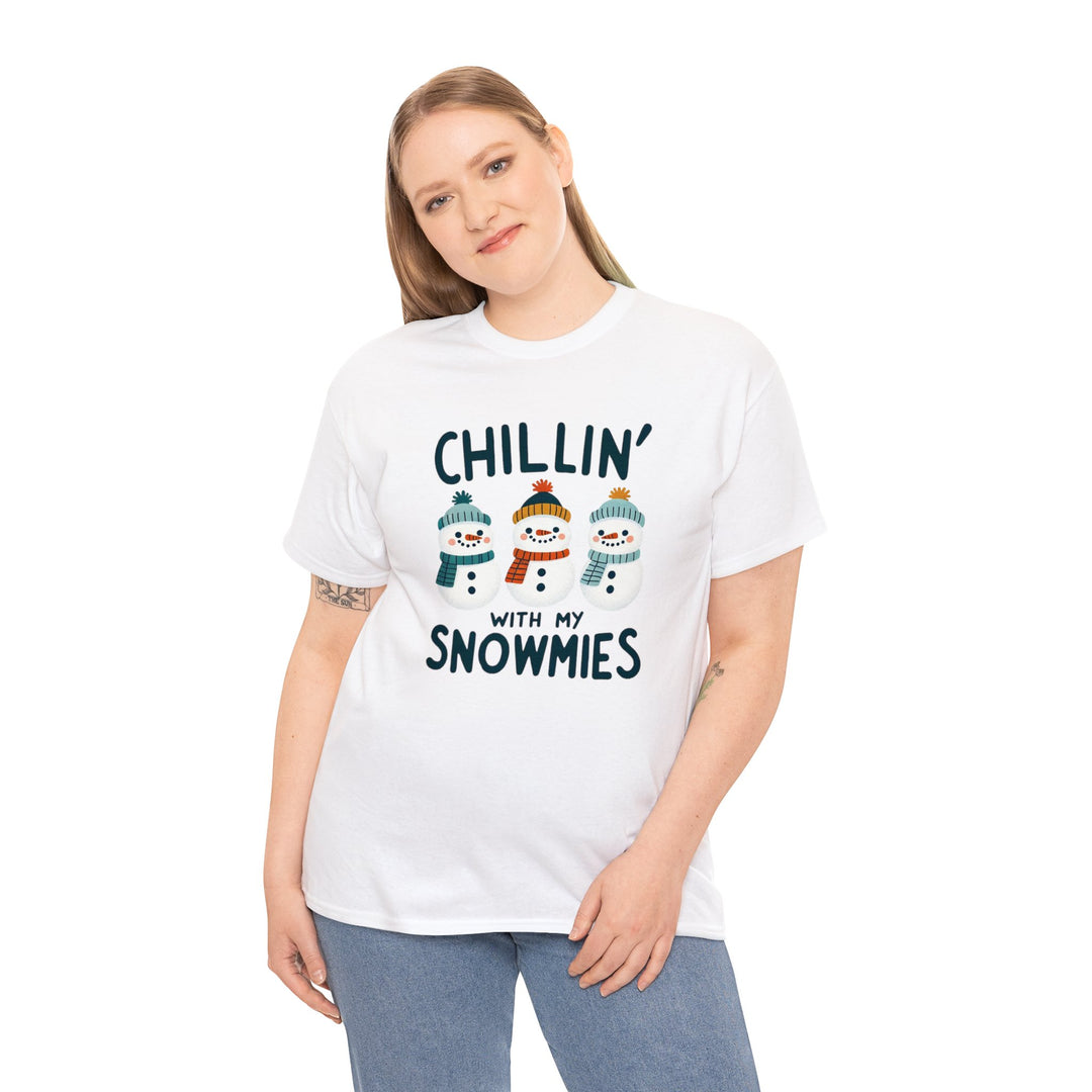 Chillin' Snowmies Unisex T Shirt - Wave Fusions