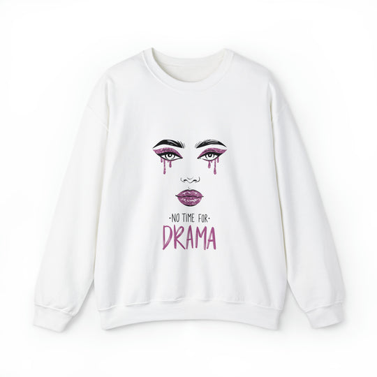 No Time For Drama Unisex Heavy Blend™ Crewneck Sweatshirt - Wave Fusions