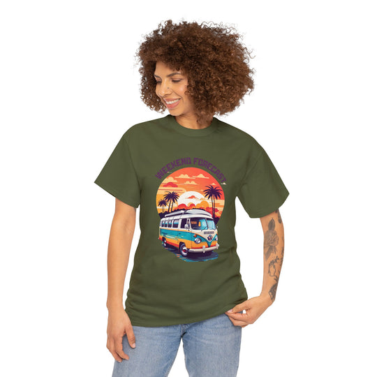 Weekend Forecast Van Life T-Shirt - Weekend Forecast Sunset Edition