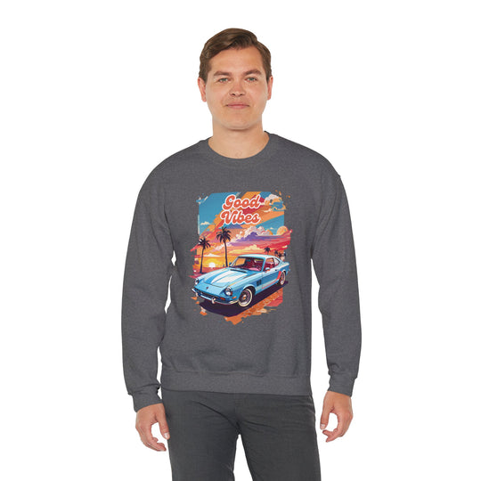 Vintage Ride Good Vibes Sweatshirt-  Easy Rider Fashion