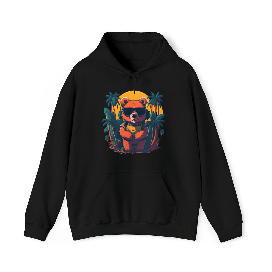 Brown Bear Heavy Blend™ Hooded Sweatshirt - Wave Fusions