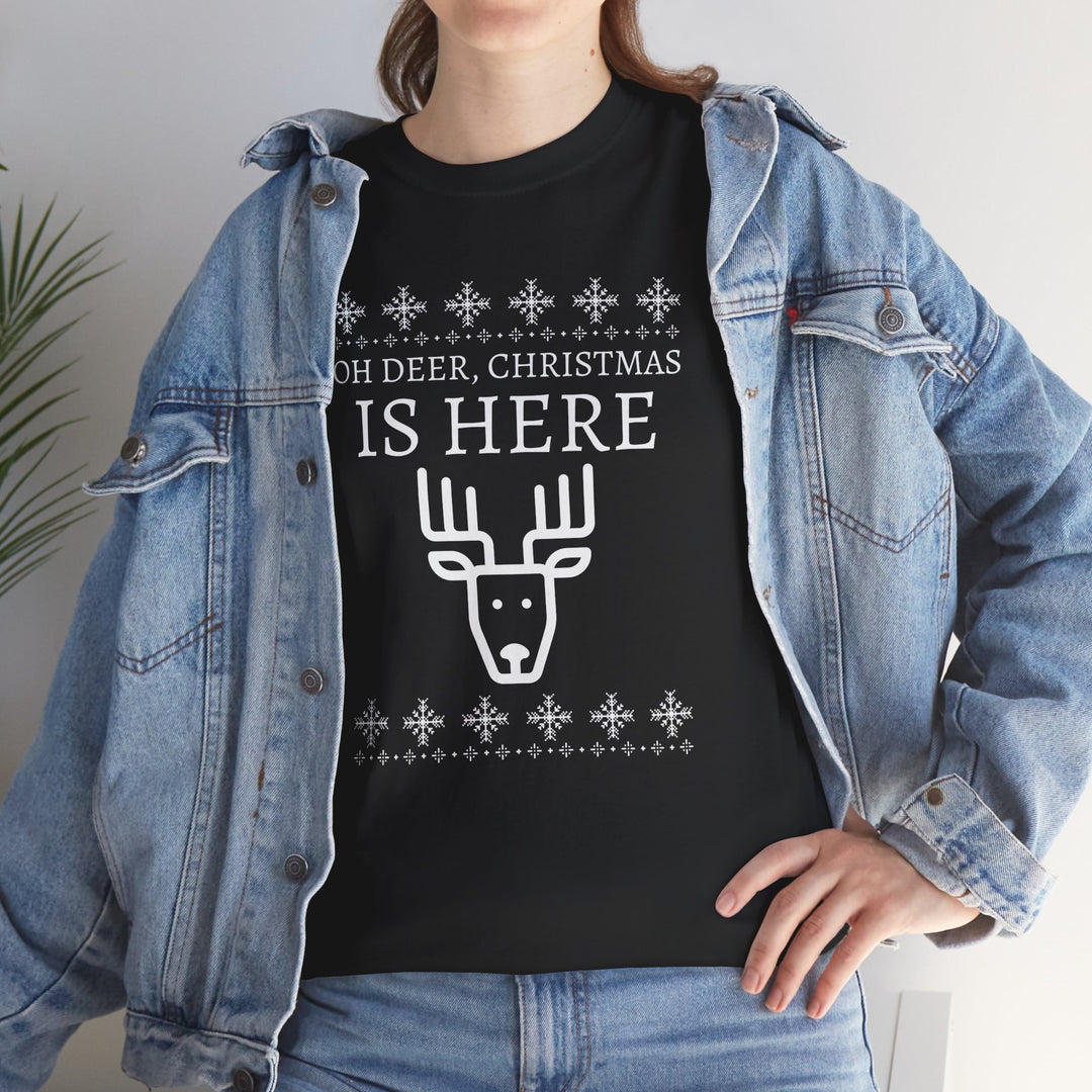 Oh Deer Minimalist Holiday T-Shirt