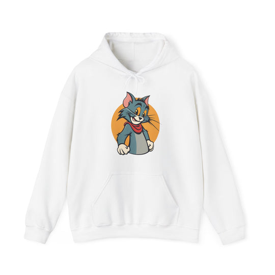 Tom Cat Grin Hoodie - Joyful Jumper