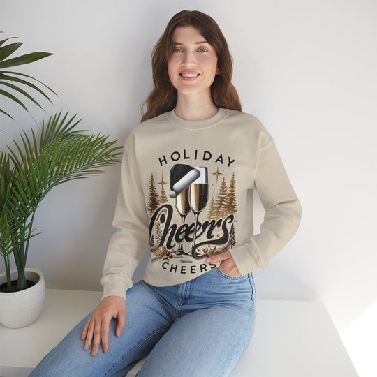 Holiday Cheers Unisex Sweatshirt - Wave Fusions