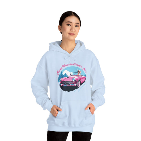 Underestimate Her Not Convertible Hoodie  - Power and Grace Design