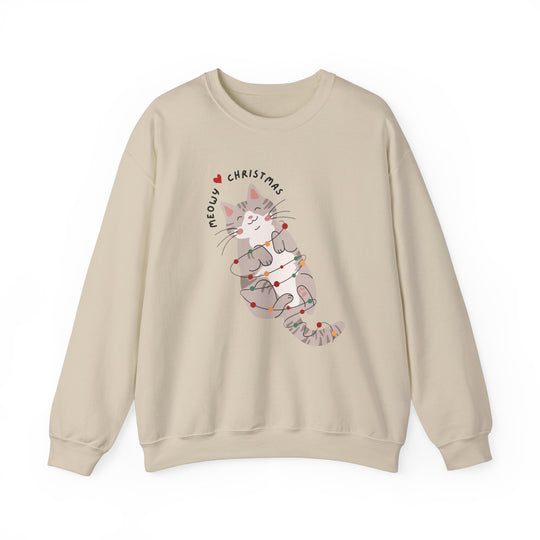 Meowy Christmas Unisex Sweatshirt - Wave Fusions