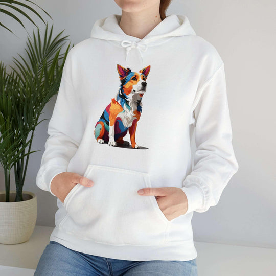 Sitting Dog Hooded Sweatshirt