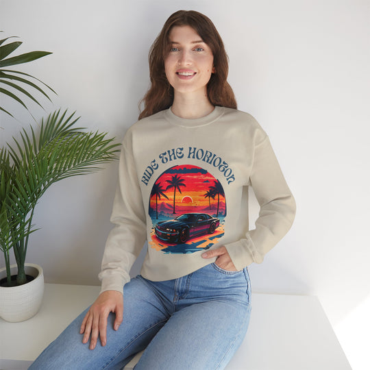 Ride the Horizon Sweatshirt - Vintage City Fashion