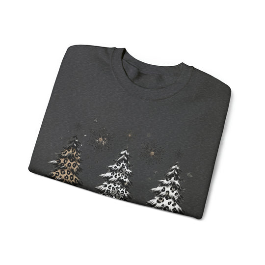 Snow Merry Christmas tree Unisex Sweatshirt - Wave Fusions