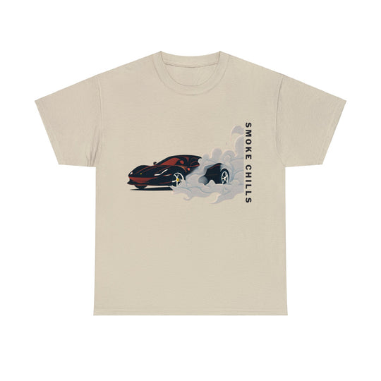 Smoke Chills Sports Car T-Shirt - Modern Car Edition