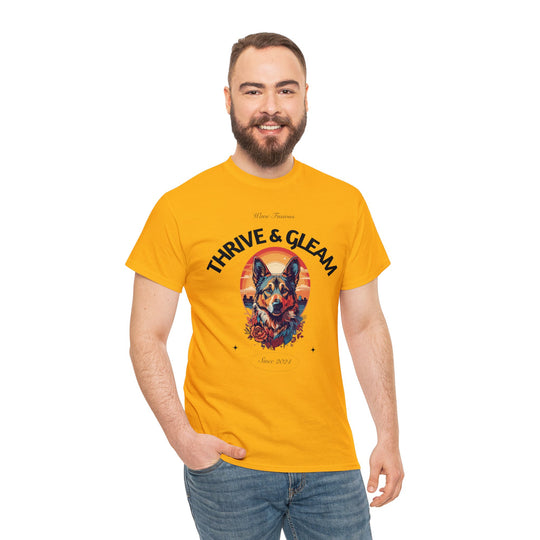 Urban Vista German Shepherd Dog T-Shirt - Guardian of the City