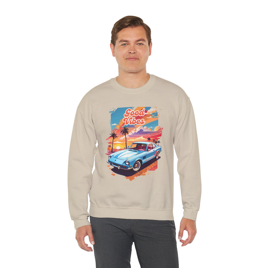 Vintage Ride Good Vibes Sweatshirt-  Easy Rider Fashion