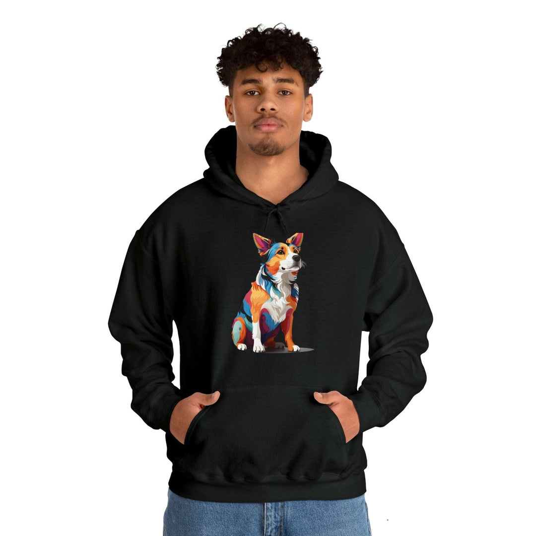 Sitting Dog Hooded Sweatshirt