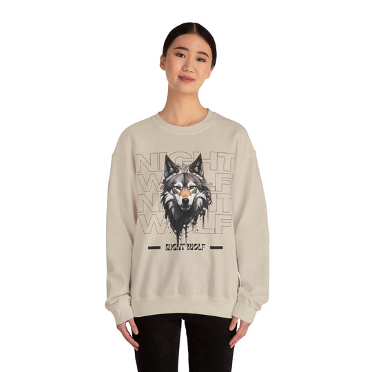 Lone Night Wolf Sweatshirt - After Dark Style