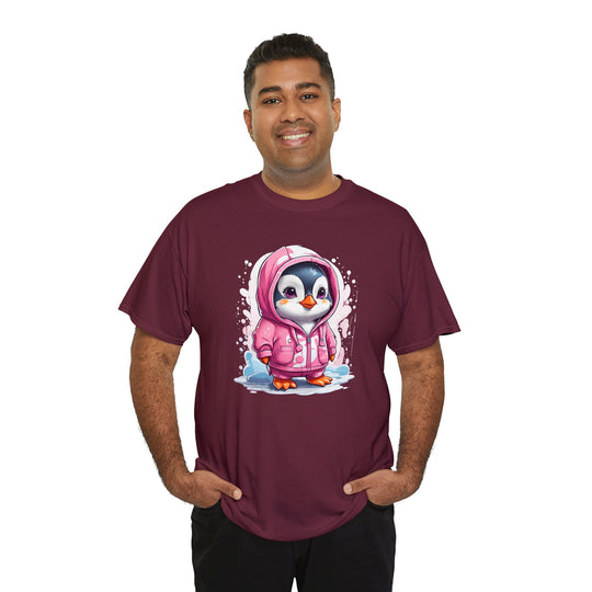 Penguin Unisex Heavy Cotton Tee - Wave Fusions