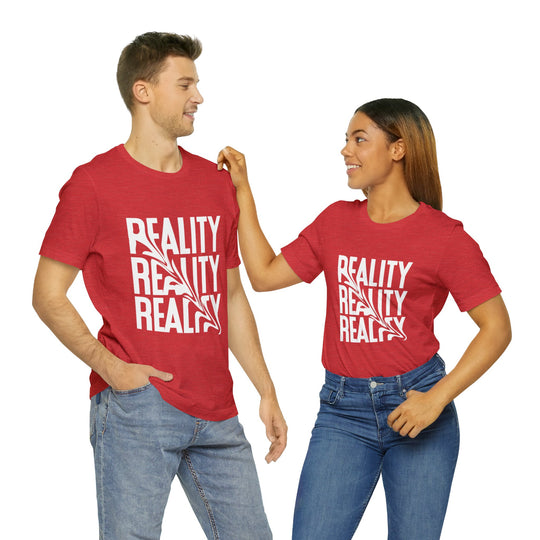 Reality Unisex Jersey Short Sleeve Tee - Wave Fusions