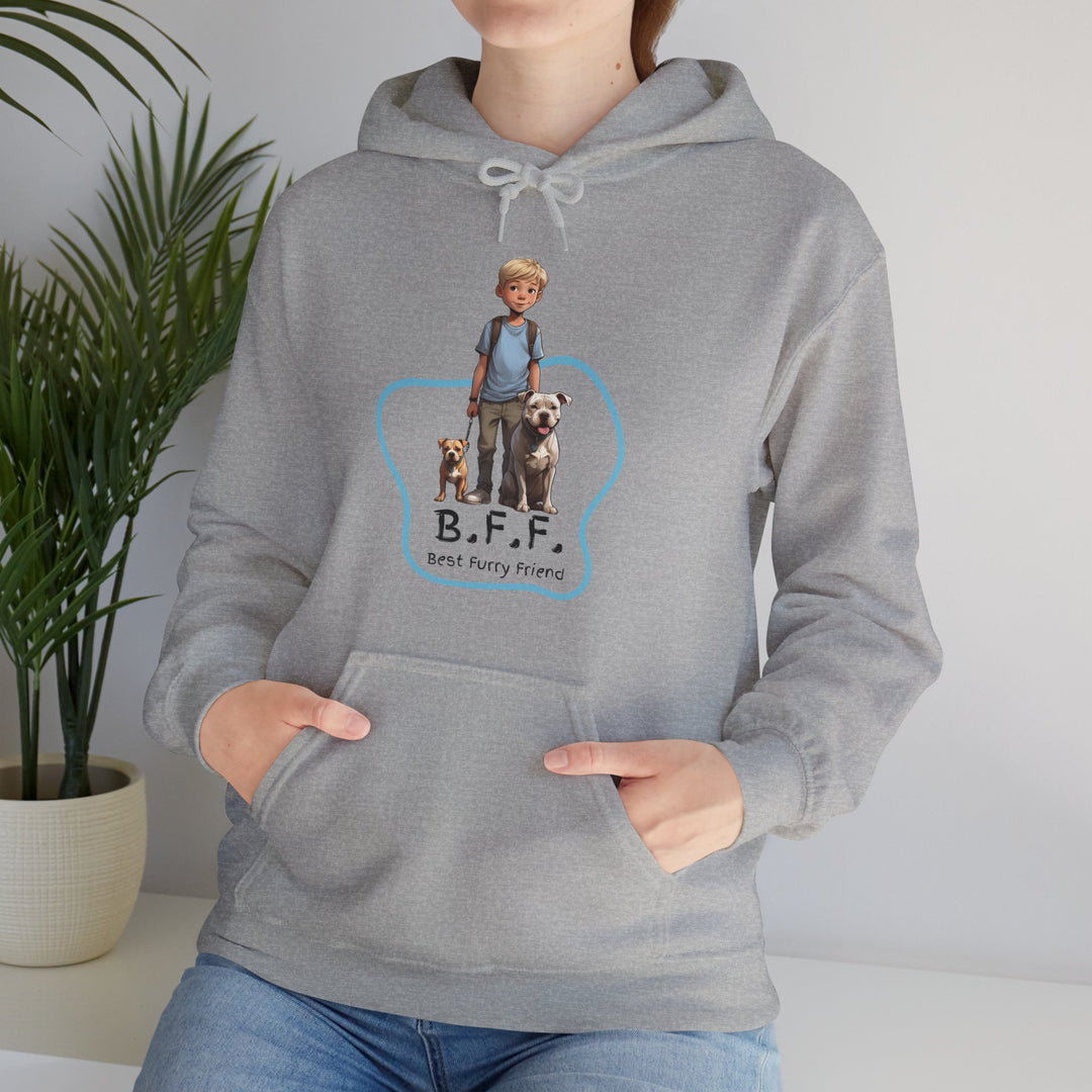 Best Furry Friend in City Lights Dog Hoodie -Bffs