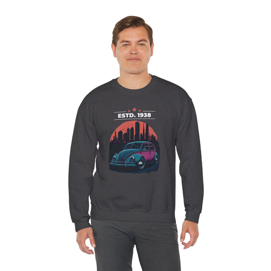 ESTD 1938 Vintage Beetle Sweatshirt - Vintage City Fashion