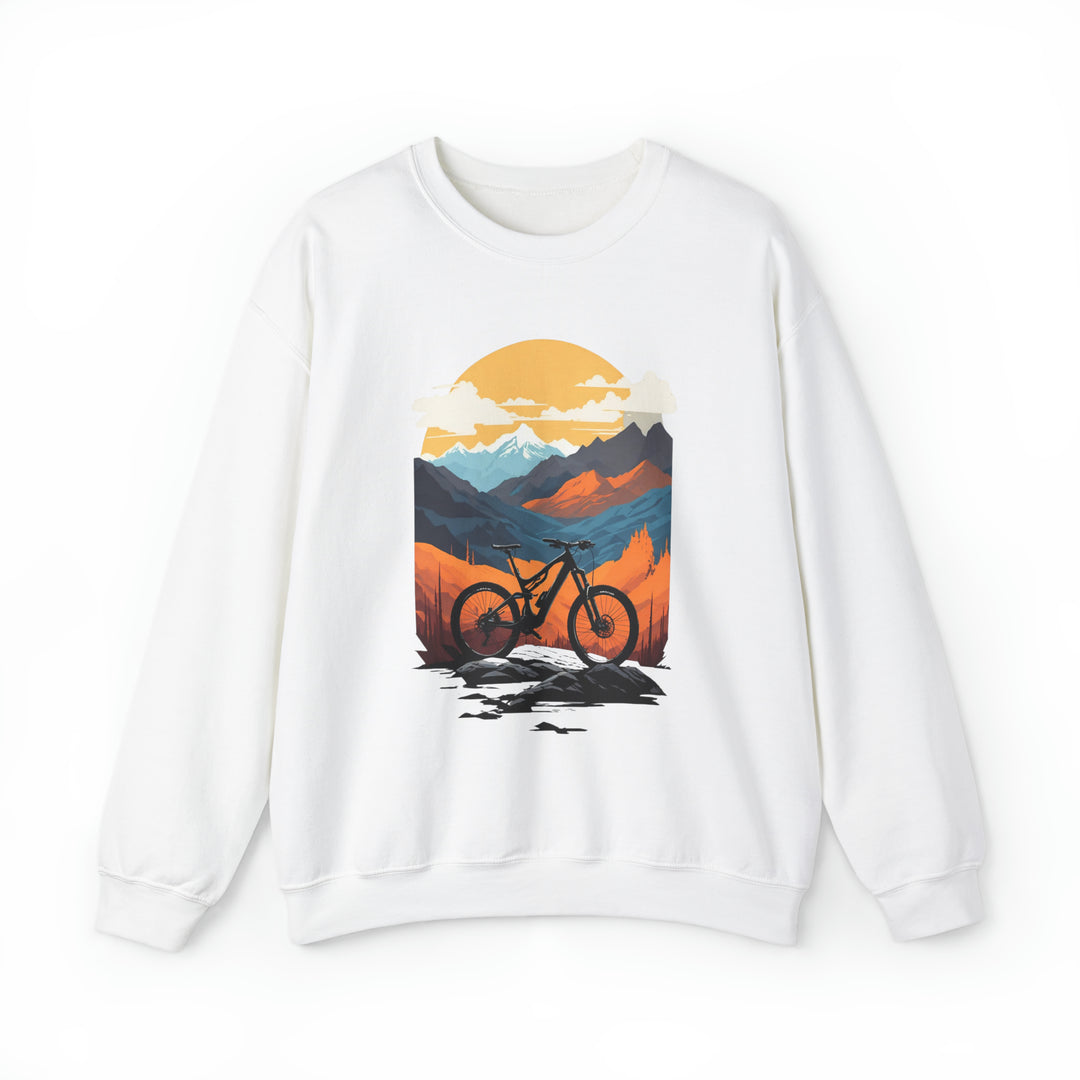 Mountain Bike Unisex Sweatshirt - Wave Fusions