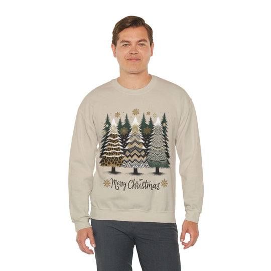 Designed Christmas Trees Unisex Sweatshirt