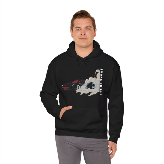 Smoke Chills Sports Car Hoodie - Modern Car Edition