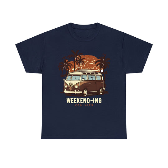 Weekend-ing Adventure Van Life T-Shirt - Escape in Style