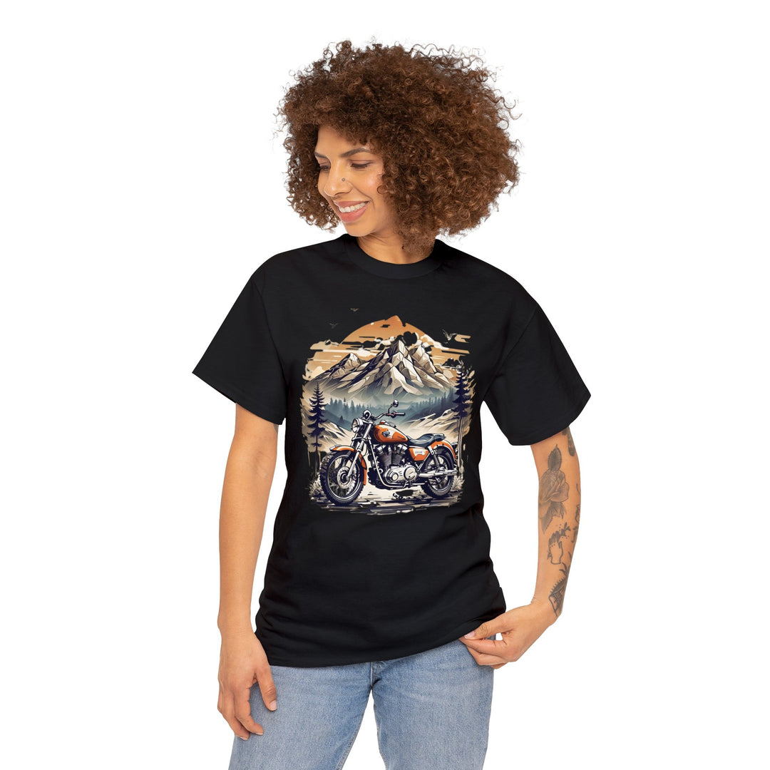 Highland Motorbike Unisex T Shirt - Wave Fusions