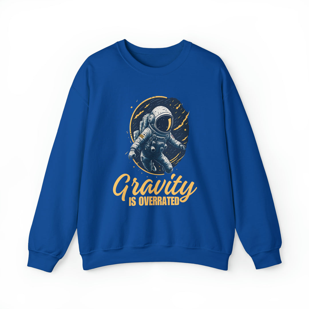 Gravity Overrated Unisex Sweatshirt - Wave Fusions