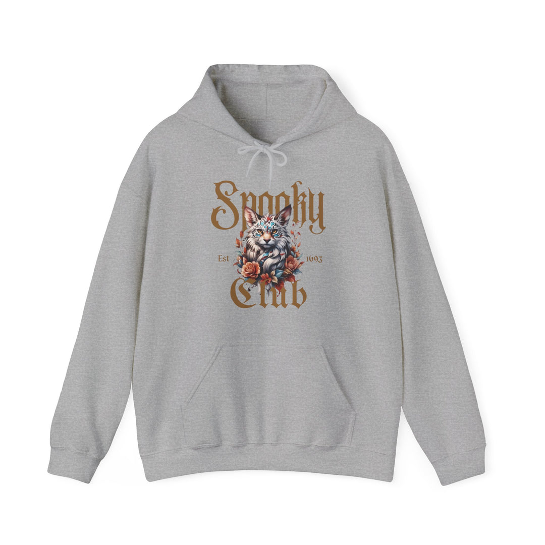 Spooky Club Floral Feline Cat Hoodie - Spooky Club Charm