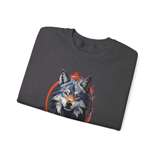 Alpha Wolf Crest Sweatshirt - Wilderness Royalty