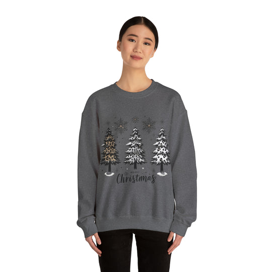 Snow Merry Christmas tree Unisex Sweatshirt - Wave Fusions