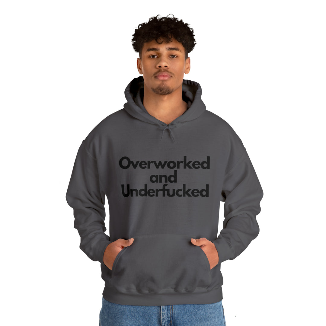 Overworked Unisex Hoodie - Wave Fusions