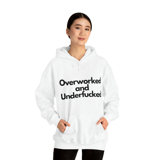 Overworked Unisex Hoodie - Wave Fusions