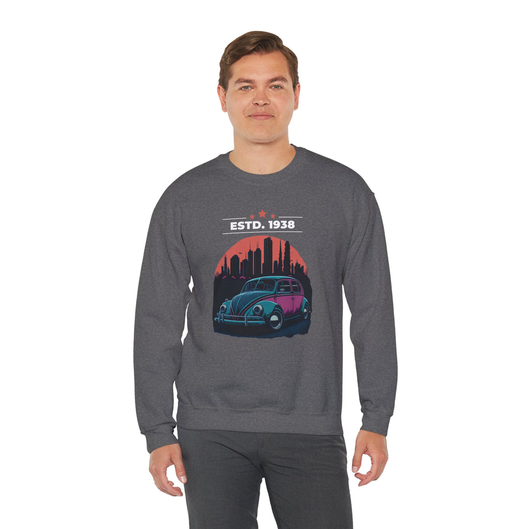 ESTD 1938 Vintage Beetle Sweatshirt - Vintage City Fashion