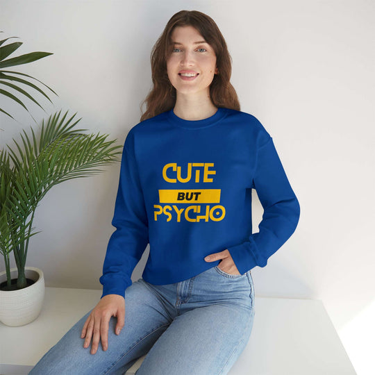 Cute But Psycho Unisex Heavy Blend™ Crewneck Sweatshirt