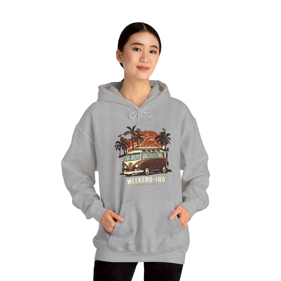 Weekend-ing Adventure Van Life Hoodie - Escape in Style