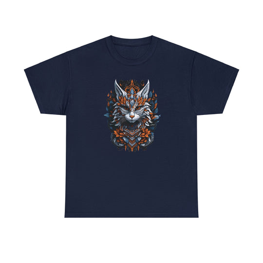 Tribal Majesty Cat Spirit T-shirt - Ancient Spirit Series