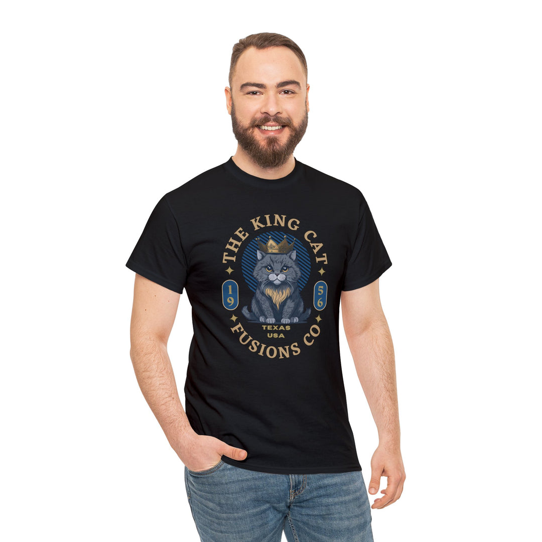 The King Cat T-Shirt - Royal Feline Series