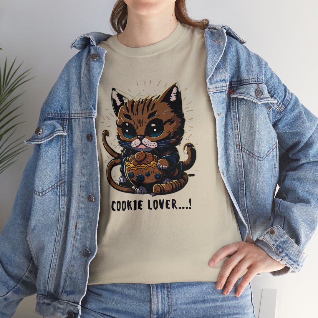 Cookie Lover Cat T-Shirt - Sugary Paws